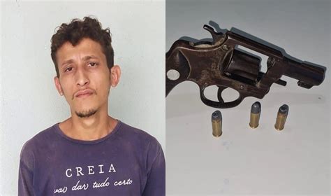 Homem tenta se livrar de arma de fogo e é preso no litoral do Piauí