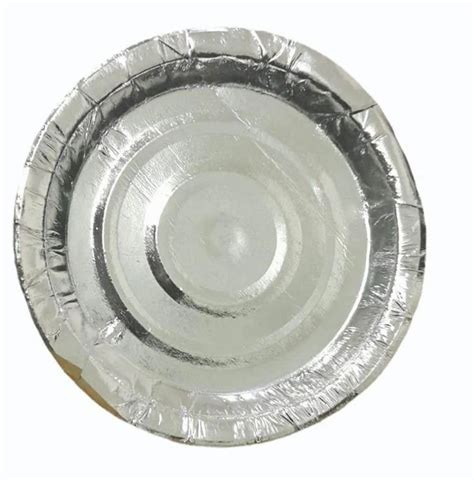 6 5 Inch Silver Foil Paper Plates At Rs 36 Pack Faridabad Id