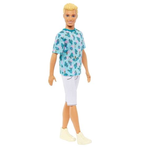 Ken Fashionista Doll With Blonde Hair And Cactus Tee Smyths Toys Uk