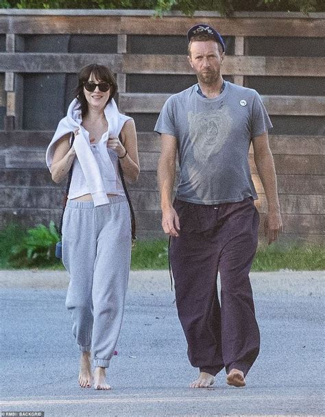 Grey Tracksuit Tracksuit Bottoms Coldplay Show Dakota Johnson Style