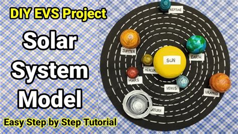 How To Make 3d Solar System Model Using Cardboard Easy Sst Model For Beginners Youtube