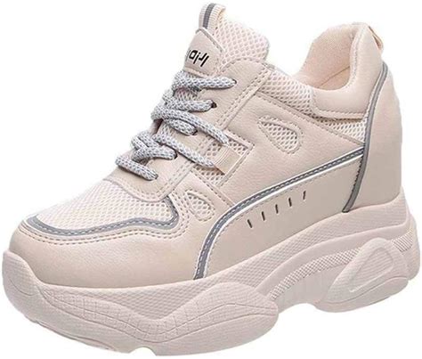 Zapatillas De Deporte con Cuña Oculta para Mujer Zapatos De