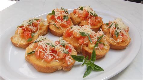 Como Fazer Bruschetta Italiana Simples Tomate Queijo E Manjeric O