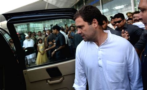 Rahul Gandhi At Lucknow Airport