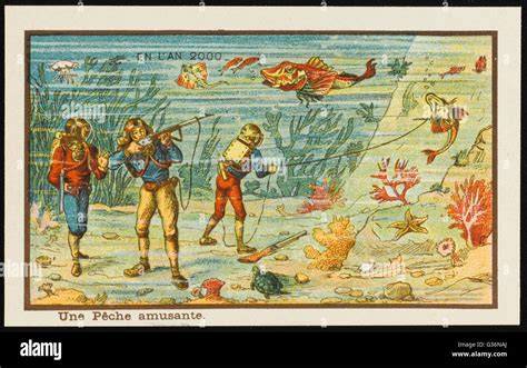 Futuristic Seabed Fishing Stock Photo Alamy