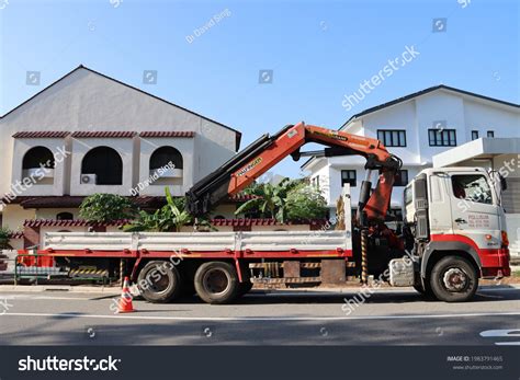 Singapore 2 Jun 2021 Truck Transports Stock Photo 1983791465 Shutterstock