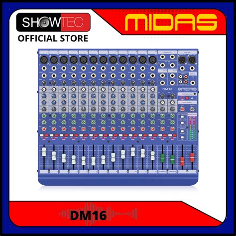 MIDAS DM16 16 Input Analogue Live and Studio Mixer with Midas Microphone Preamplifiers | Lazada PH