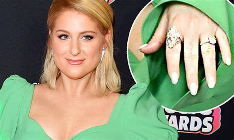 Meghan Trainor Flashes Cleavage And Her Giant Engagement Ring At Radio