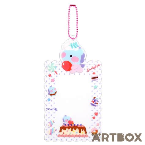 Buy LINE FRIENDS BT21 Mang Minini Sweetie Photocard Holder Keychain At