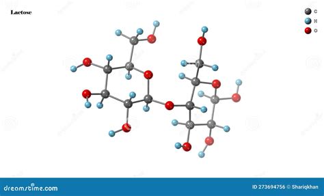 Lactose Structure Diagram