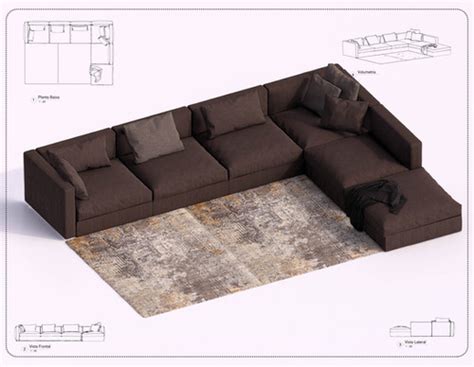 Sofa Revit 54 High Quality RevitImport