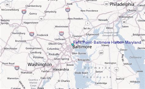 Fells Point, Baltimore Harbor, Maryland Tide Station Location Guide