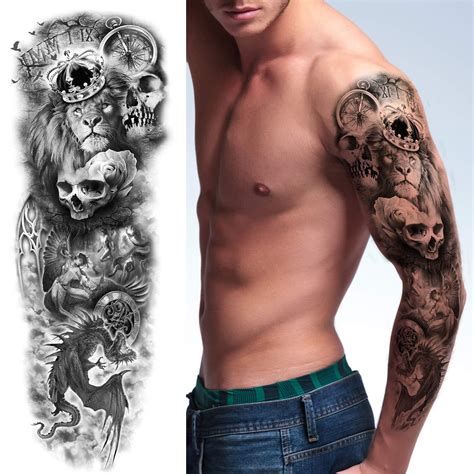 Skull Tattoo Sleeve Ideas For Men