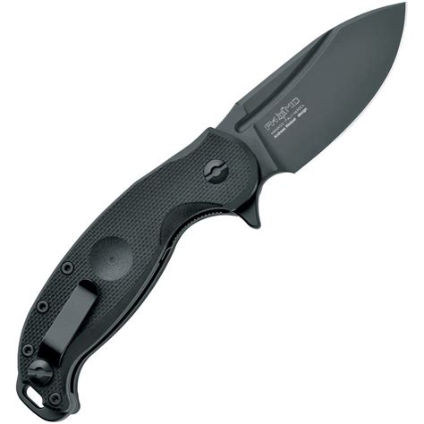 Fox Irves Linerlock Black Smooth G10 Folding Bohler N690 Steel Pocket