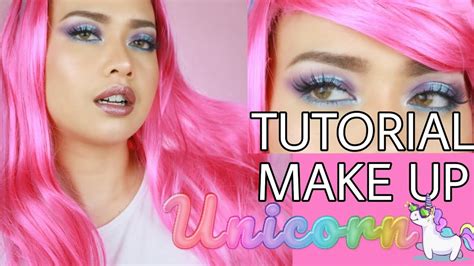 TUTORIAL UNICORN COLORFUL MAKE UP NYOBAIN PÜR EYESHADOW PALLETE