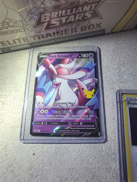 Pokemon 25th Anniversary Celebrations Promo Dark Sylveon V Swsh134