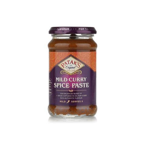 Pataks Mild Curry Spice Paste 283g Spinneys Uae