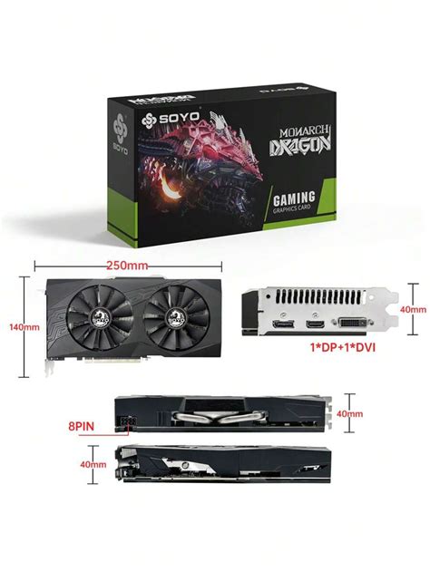 Soyo Amd Radeon Rx G Graphics Cards Gddr Bit Video Gaming Card