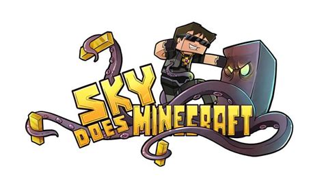 skys server logo skydoesminecraft logo site youtubers