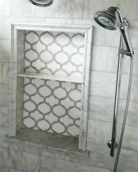 Marrakech Thassos Carrara Marble Arabesque Waterjet Mosaic Beautiful