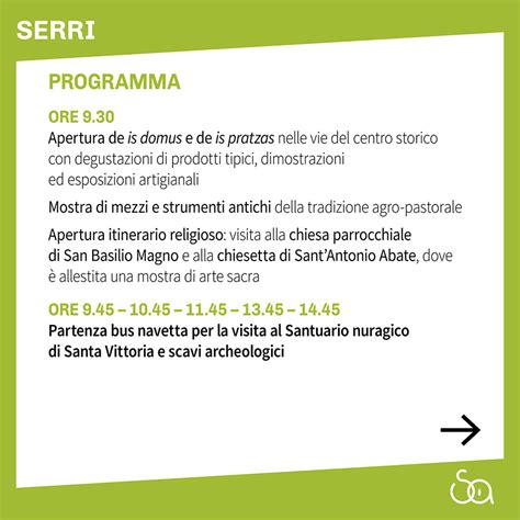 Saboris Antigus A Serri Domenica Novembre Scopri Il Programma