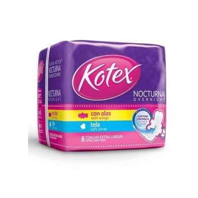 Kotex Toalla Higienica Nocturna Normal Suave Con