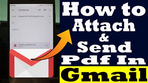 How To Attach And Send Pdf File In Gmail Using Mobile Phone Gmail Me