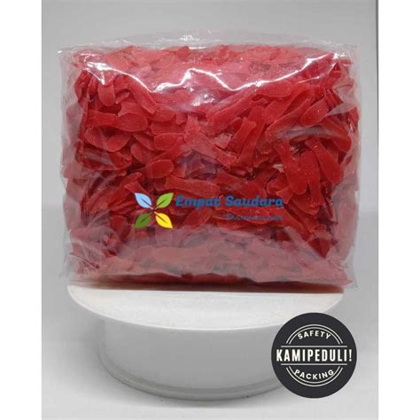 Jual KERUPUK BAWANG BENTUK IKAN MERAH KEMASAN 1 KG Shopee Indonesia