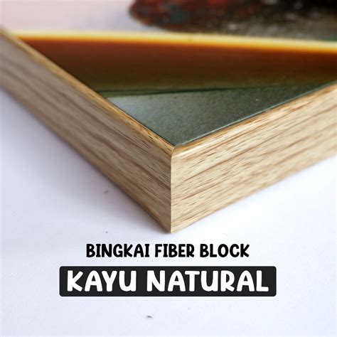 Jual Cetak Foto Bingkai Fiber Block Minimalis Premium X Cm X Cm