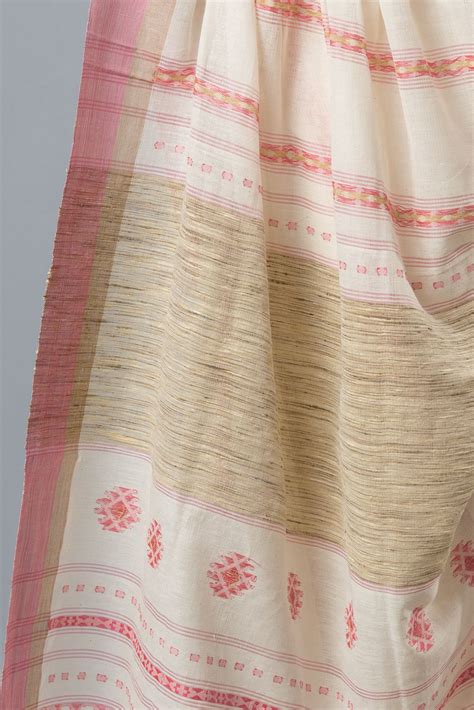 Khadi Cotton Sari Ultimate Comfort Wear Stylish And Elegant Khadi Modern Fabric Cotton