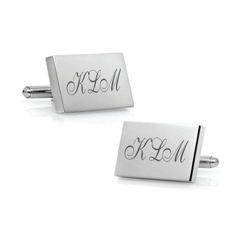 Engraved Cufflinks Personalized Cufflinks Monogrammed - Etsy