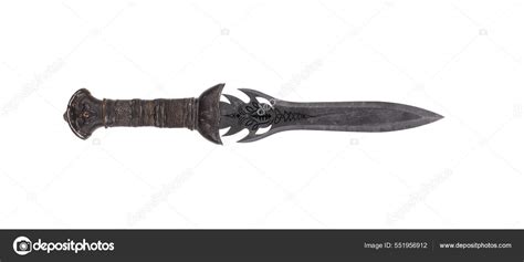 Ancient Medieval Swords White Isolated Background Stock Photo by ...