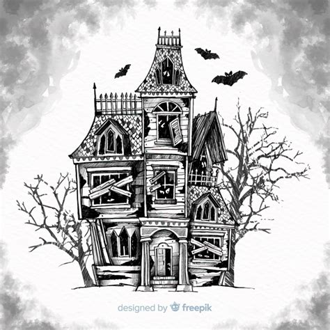 Scary House Drawing at PaintingValley.com | Explore collection of Scary House Drawing