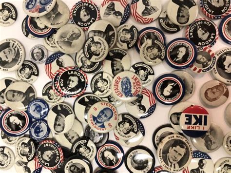 Pinback Button Lot Political Campaign Buttons Roosevelt Taft