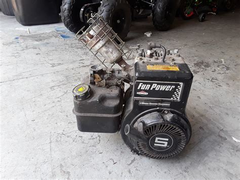 5 Hp Briggs Stratton Fun Power Go Cart Motor Open To Trades For Sale