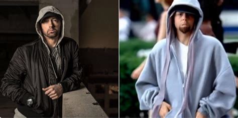 Eminem looks like Mariah Carey when she dressed up as him in the ...