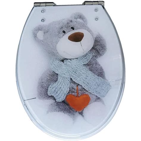 Abattant Wc Avec Frein De Chute Lunette De Toilette Standard Lunette Wc