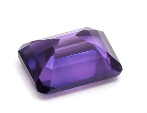 Wedding Octagonl Cut Purple Jewellery Imitation Gemstone For Making