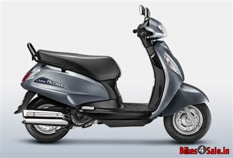 Suzuki Access 125 In Metallic Flint Grey Color Suzuki Access 125