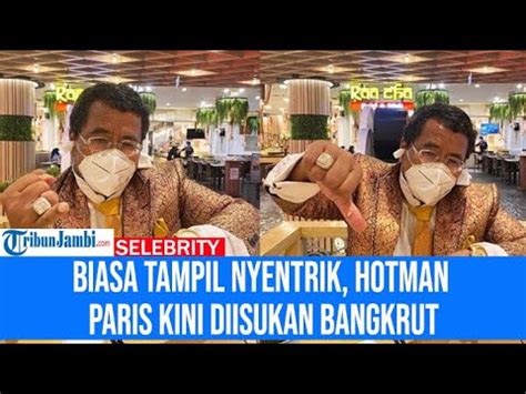 Biasa Tampil Nyentrik Hotman Paris Kini Diisukan Bangkrut Cincin