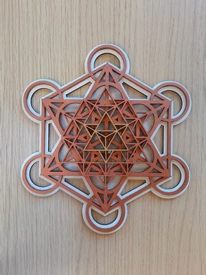 Mandala Geometria Sagrada Merkaba Cubo Metatron Flor Da Vida