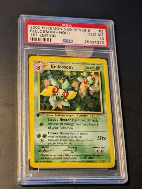 Pokemon English Neo Genesis Edition Blubella Bellossom Holo