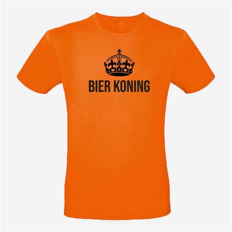 Bier Koning Heren T Shirt Kopen Festival Winkel