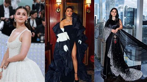 Indian Celebs At Met Gala Alia Bhatt Priyanka Chopra To Isha