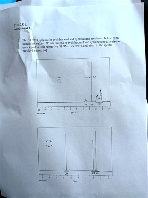 SOLVED CHE 233L Assignment 2 Cyclohexanol And Cyclohexene ATe Shoun