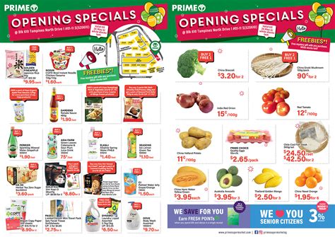 New Outlet Opening Promotions Prime Supermarket