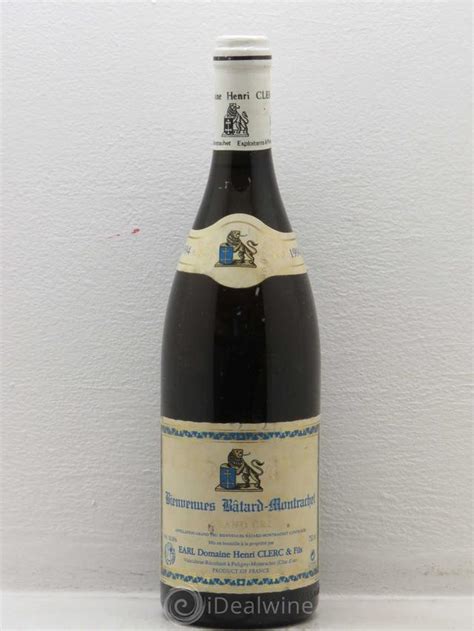 Domaine Henri Clerc Fils Bienvenues Batard Montrachet Grand Cru 1994