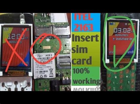 Itel Ace Insert Sim Itel 2160 2163 2173 2173 Insert Sim Insertsim