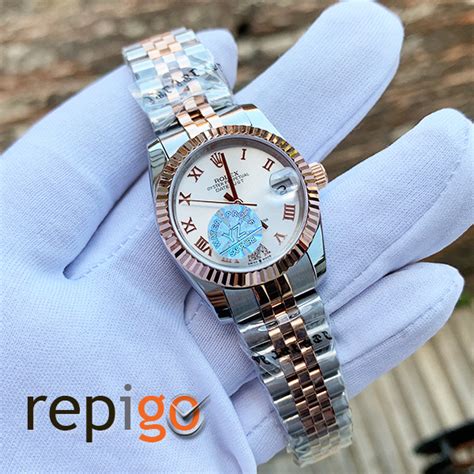 Rolex Datejust Rose Kasa Bayan Kol Saati Repigo Saat