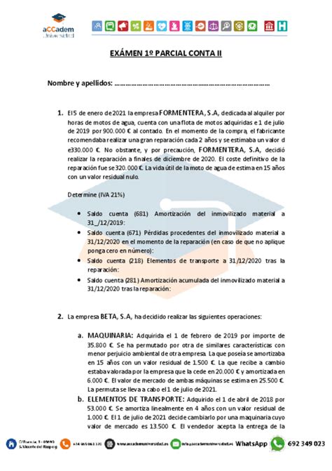 1o PARCIAL 2020 2021 Resuelto Pdf